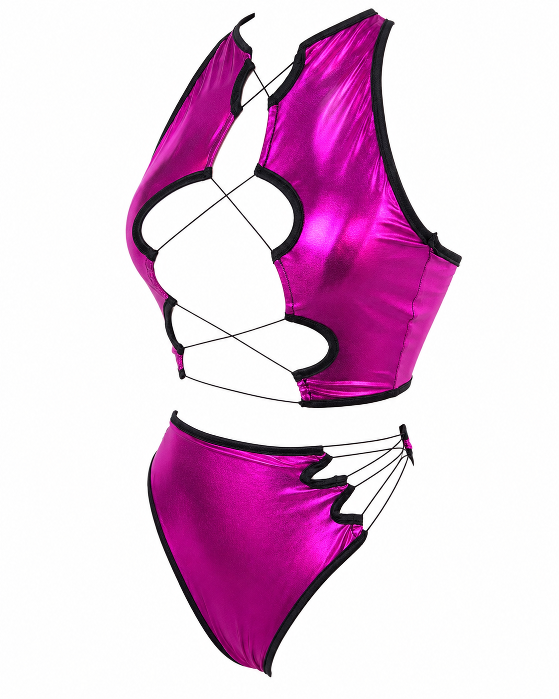 READY, SET, FITE Festival Set in metallic pink